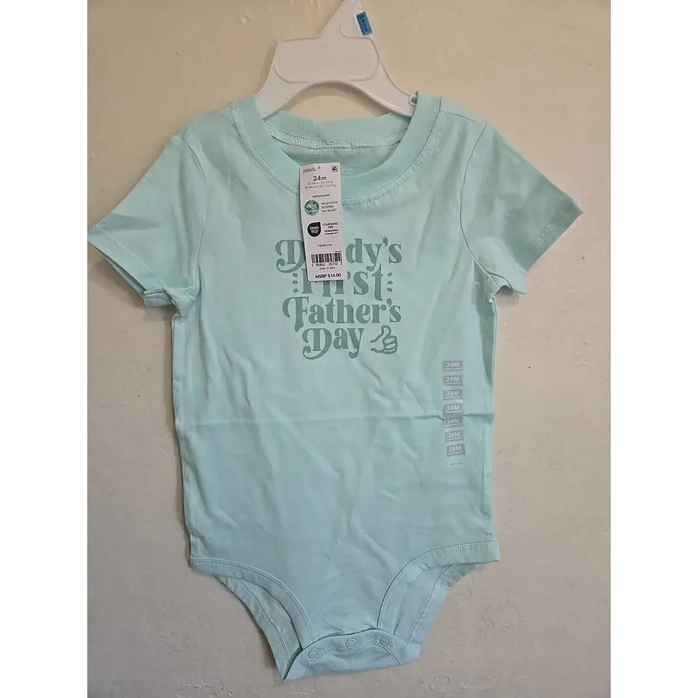 Baby First Father's Day Cotton Bodysuit From Carter's 24 Months